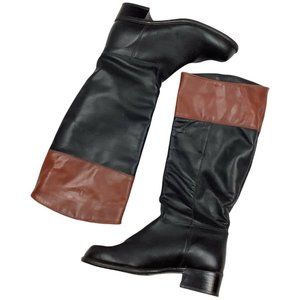 Orvis Women’s 6 B Black Brown Leather Riding Boots Made in Canada Water Proof